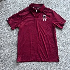 2022 GAMECOCK FOOTBALL Unisex UnderArmour Garnet Polo - South Carolina Gear